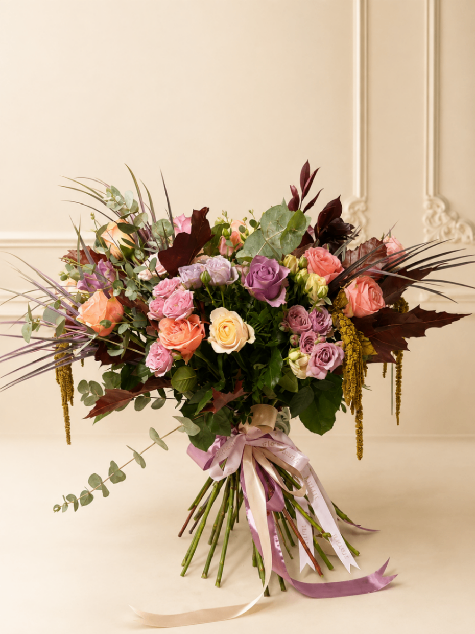 Autumn Mauve – Buchet Luxury cu trandafiri