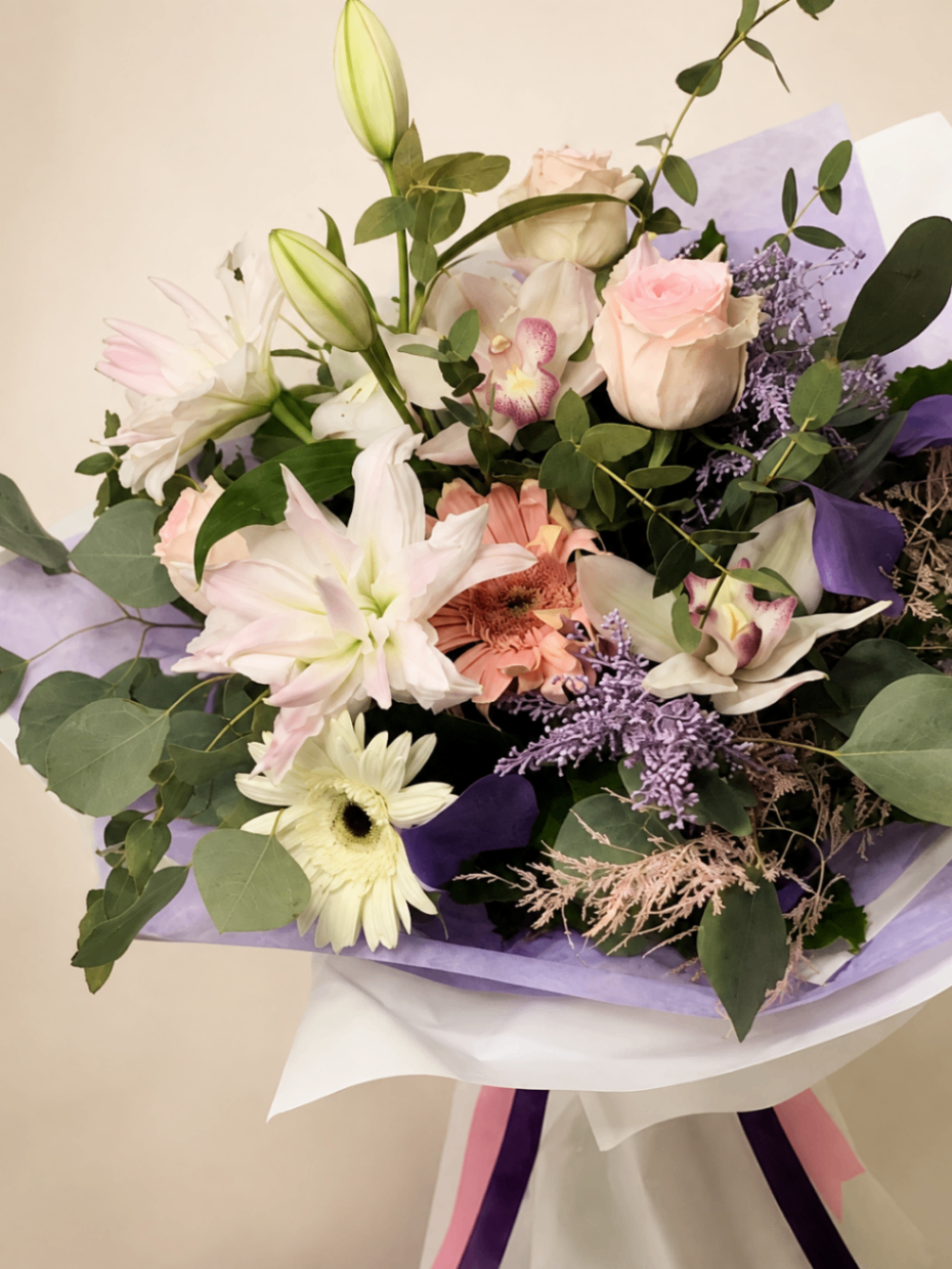 Lilium Amethyst – Buchet Luxury cu crini - imagine 2