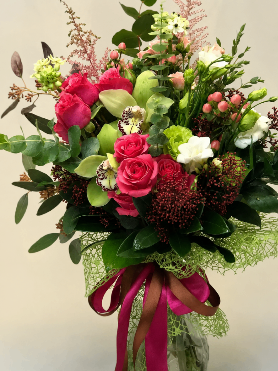 Orchid Berry – Buchet Luxury cu orhidee - imagine 2