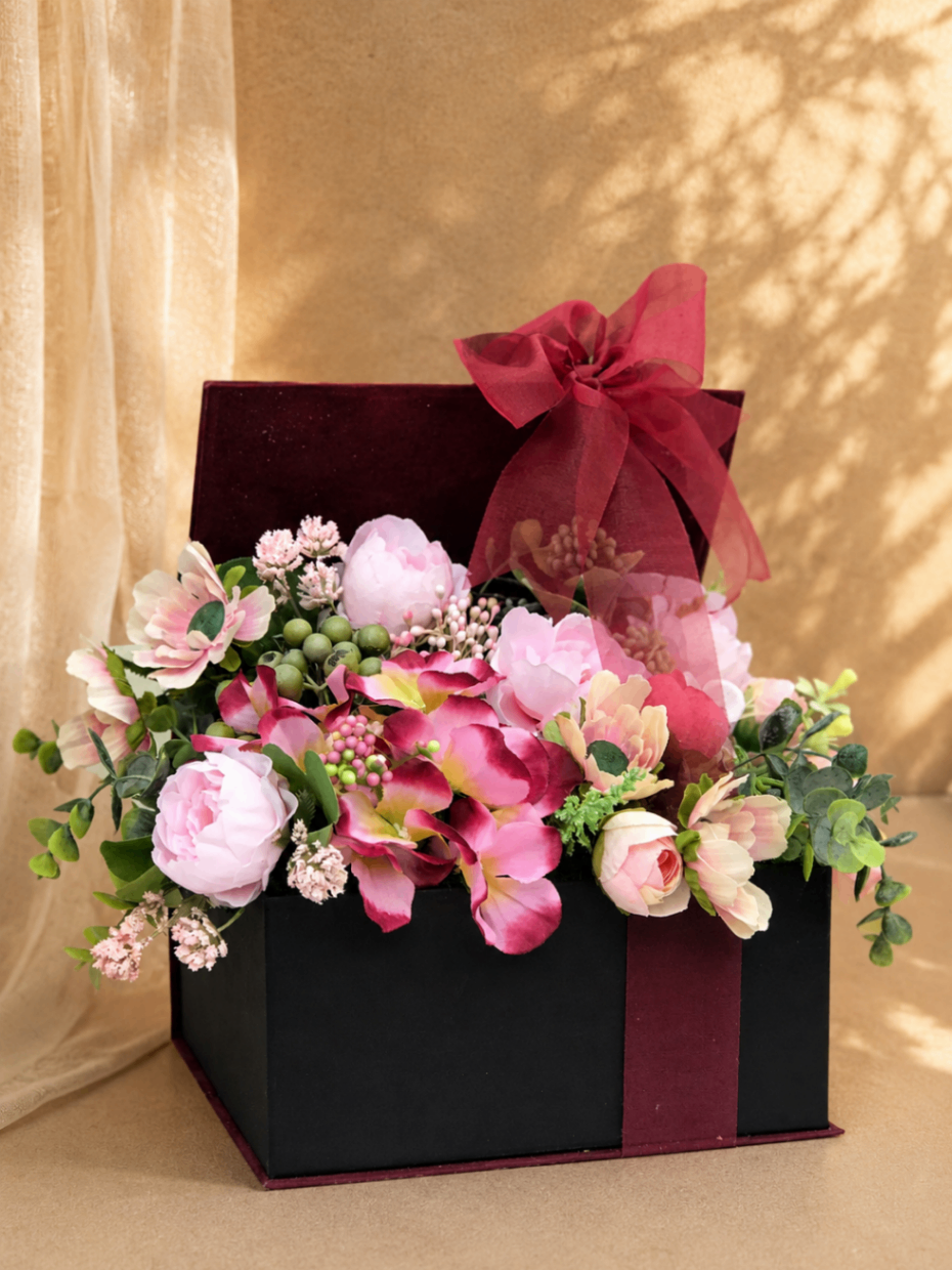 Rosé Bordeaux – Aranjament decorativ în cutie - imagine 2