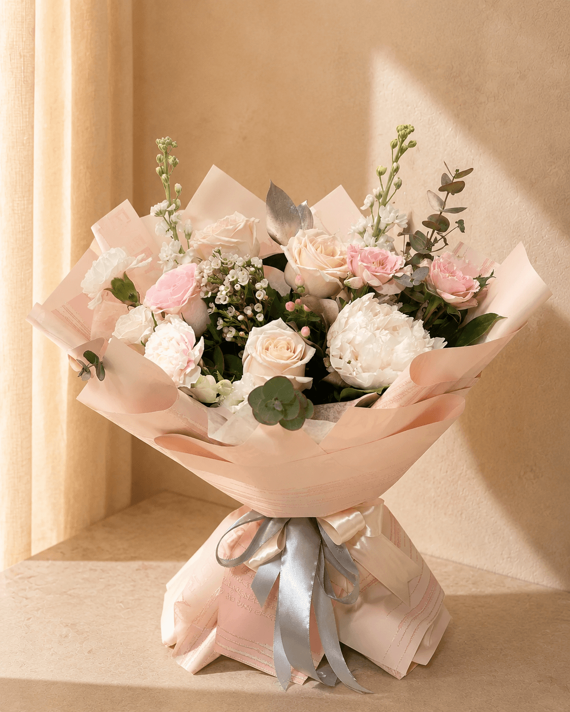 Élodie – Buchet pastel cu trandafiri