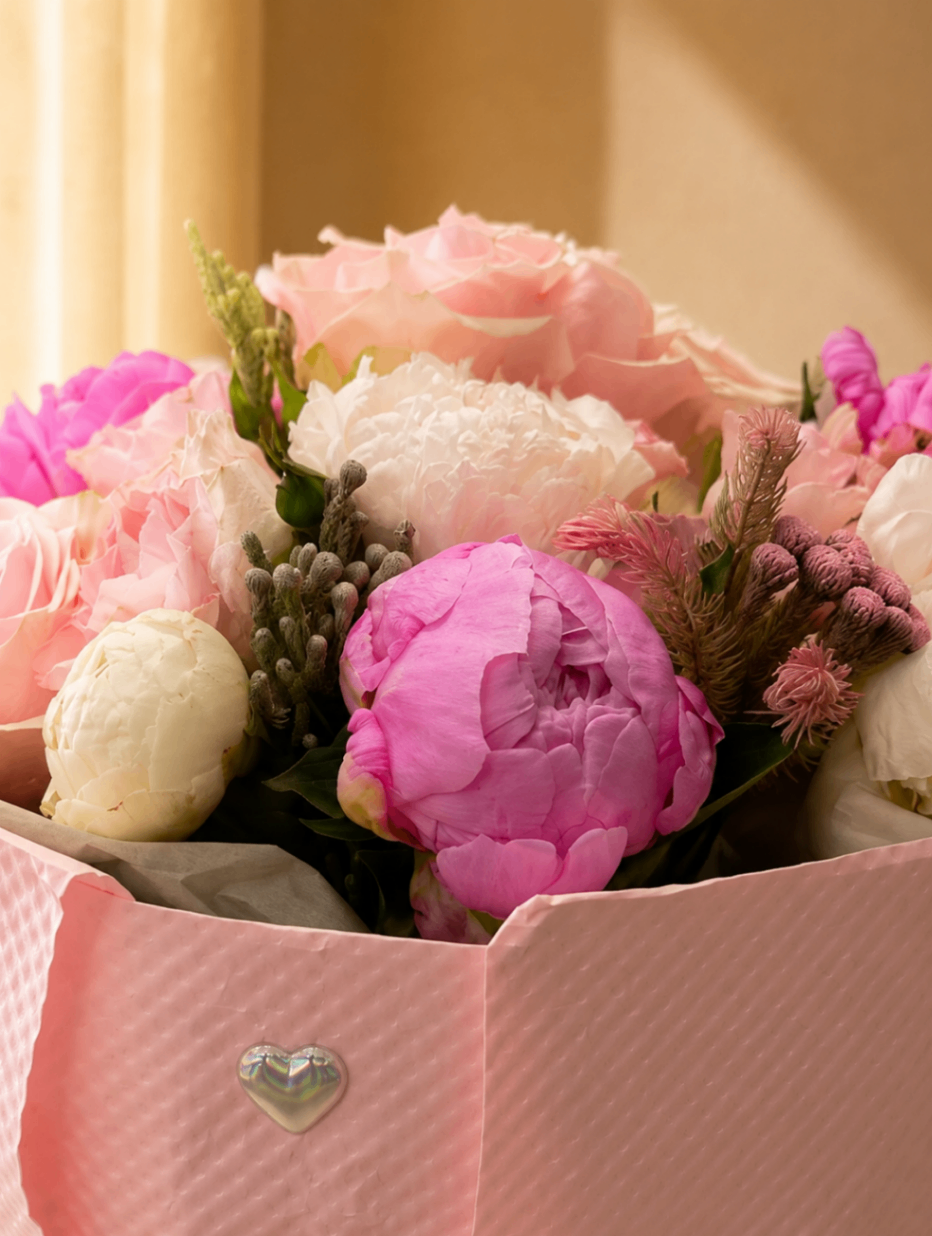 Pivoine Rosée – Buchet cu bujori - imagine 2