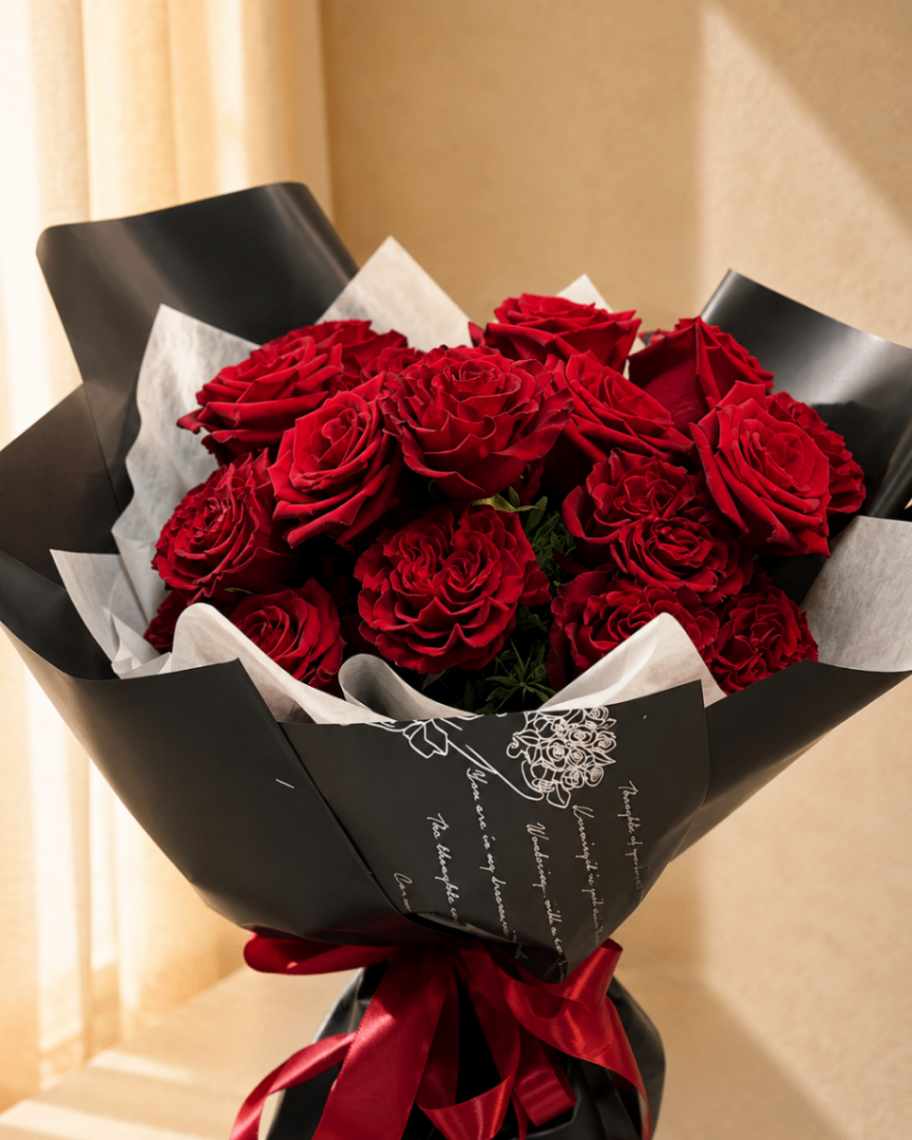 Rouge Signature – Buchet cu trandafiri roșii - imagine 2